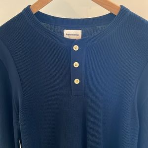 Frank and Oak Waffle Crewneck